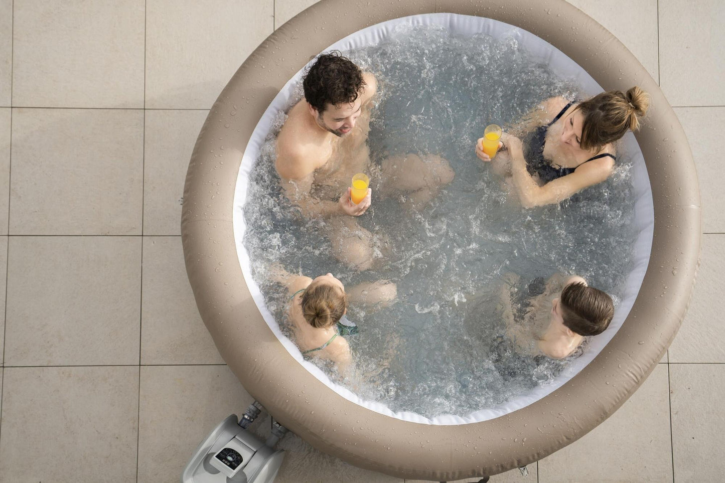 Spa Gonflable Rond BESTWAY Lay-Z-Spa® Miami Airjet™ 2-4 Personnes