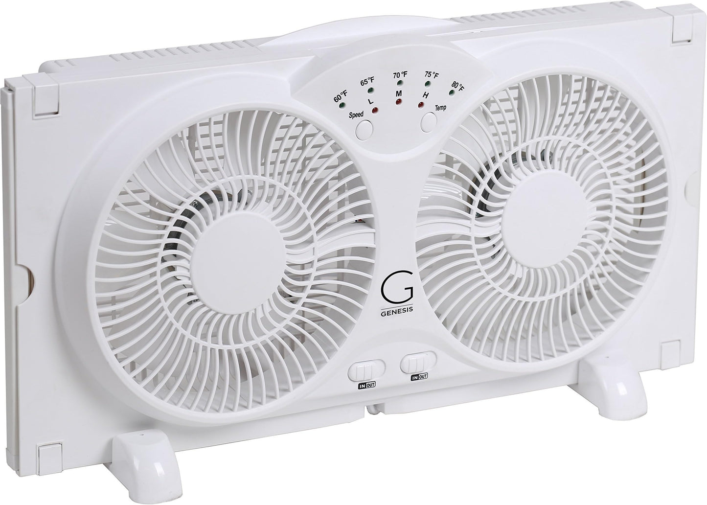 Ventilateur de Fenêtre Réversible à Double Hélice Genesis
