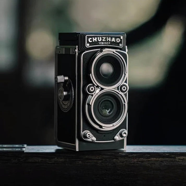CHUZHAO Mini Appareil Photo Numérique Rétro - Style TLR Vintage TRY
