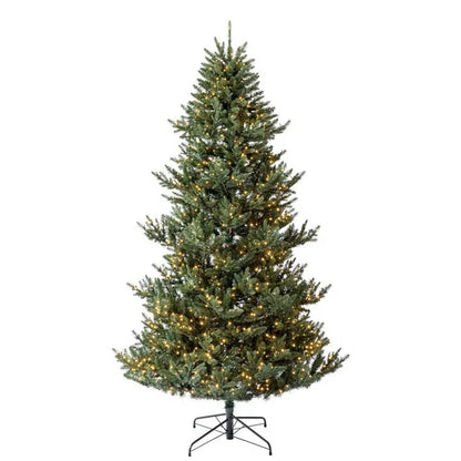 Sapin de Noël Artificiel Pré-Éclairé – 1 500 LED Blanc Chaud