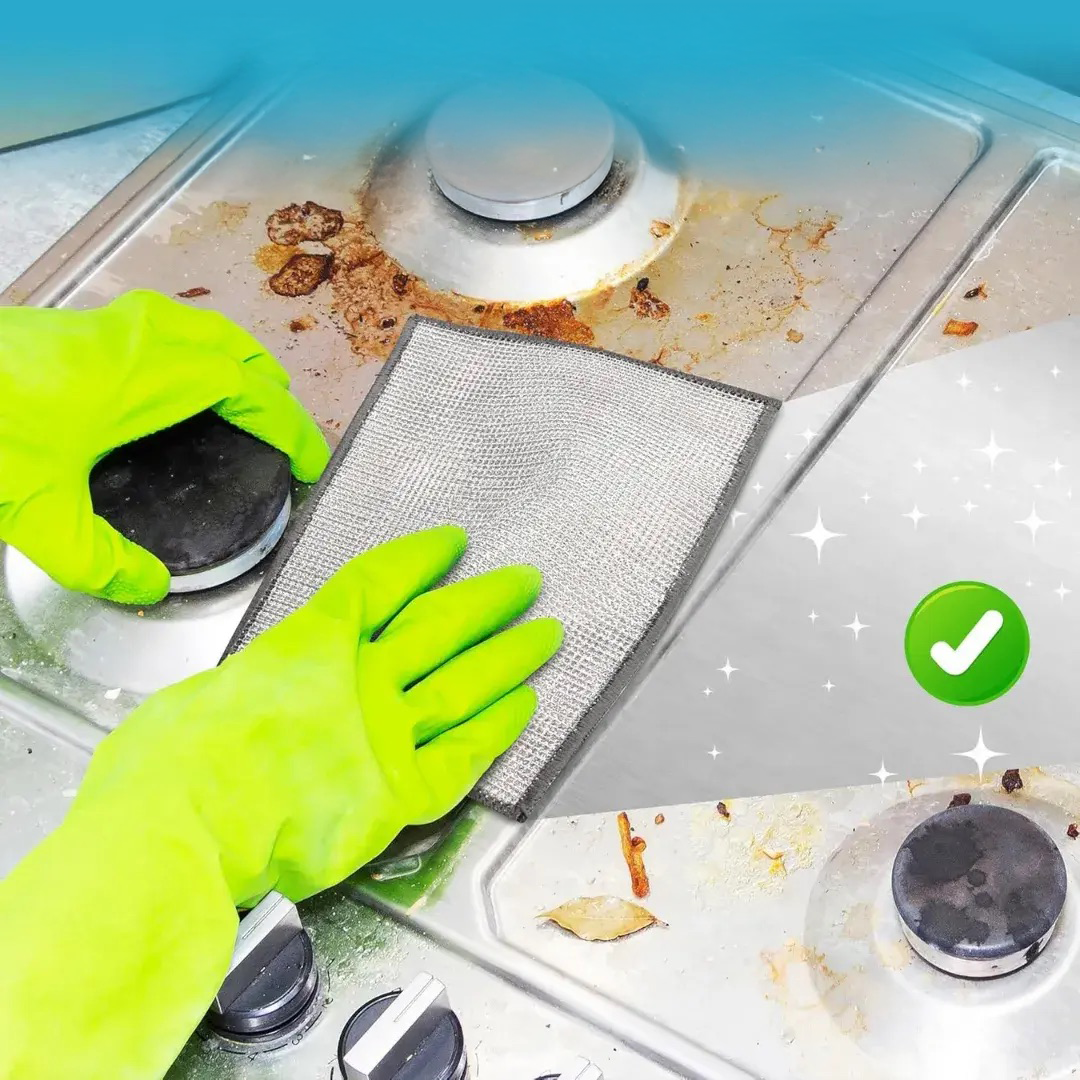 Kit de 12 Chiffons en Acier Dishmate